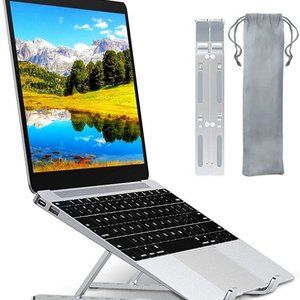 NEW Laptop Stand, Adjustable Portable Laptop Holder for Desk, Cooling Aluminum